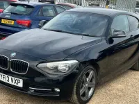 Used BMW 114 Sport Line 102 HP (75 kW) 2013 Black Hatchback