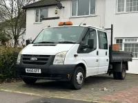 Used Ford Transit 100 HP (73 kW) 2010 White Cabriolet