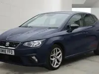 Usado Seat Ibiza FR 115 HP (84 kW) 2018 Azul Citadino