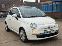 Occasion Fiat 500 Lounge 69 ch (50 kW) 2013 Blanc Citadine