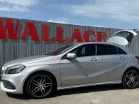 Used Mercedes A180 AMG line 109 HP (80 kW) 2015 Silver Hatchback
