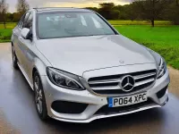 Used Mercedes C220 AMG Line Premium Plus 170 HP (125 kW) 2014 Silver Sedan