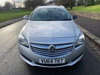 Used Vauxhall Insignia 140 HP (102 kW) 2014 Silver Estate