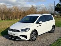 Used VW Touran R-line 150 HP (110 kW) 2017 White MPV