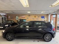 Used VW Golf VII SE 125 HP (91 kW) 2017 Black Hatchback