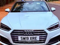 Used Audi A5 Cabriolet S-Line 190 HP (139 kW) 2019 White Cabriolet
