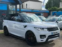 Used Land Rover Range Rover Sport Autobiography Dynamic 306 HP (225 kW) 2017 White SUV