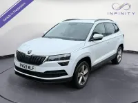 Used Skoda Karoq SE 116 HP (85 kW) 2019 White SUV