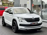 Used Skoda Kodiaq SportLine 150 HP (110 kW) 2019 White SUV