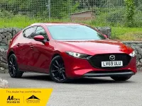 Begagnad Mazda 3 Inclusive 180 HK (132 kW) 2019 Röd Halvkombi