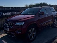 Used Jeep Grand Cherokee Overland 243 HP (178 kW) 2015 Red SUV