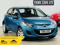 Used Mazda 2 102 HP (75 kW) 2011 Blue Hatchback