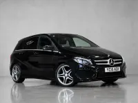 Used Mercedes B180 AMG line 122 HP (89 kW) 2015 Black Hatchback