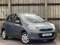 Begagnad Nissan Micra Acenta 80 HK (58 kW) 2013 Grå Halvkombi