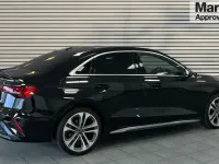 Begagnad Audi A3 S-Line 150 HK (110 kW) 2024 Svart Sedan