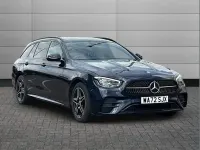 Used Mercedes E300 AMG line 306 HP (225 kW) 2022 Blue Estate