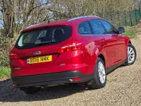 Used Ford Focus Titanium 125 HP (91 kW) 2016 Red Estate