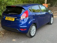 Used Ford Fiesta Titanium 125 HP (91 kW) 2014 Blue Hatchback