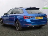 Used Skoda Superb SportlinePlus 2022 Blue Estate