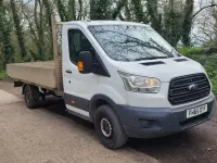Begagnad Ford Transit 125 HK (91 kW) 2016 Vit Cab