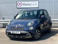 Used Fiat 500L Cross 95 HP (69 kW) 2021 Blue MPV
