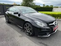 Used Mercedes E250 AMG line 2015 Black Coupe