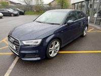 Used Audi A3 S-Line 110 HP (80 kW) 2017 Blue Hatchback