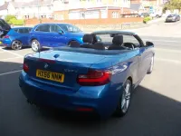Used BMW 220 M Sport 190 HP (139 kW) 2016 Blue Cabriolet