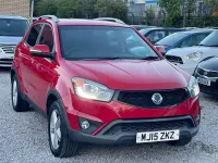 Used SsangYong Korando 2015 Red SUV