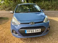 Used Hyundai i10 67 HP (49 kW) 2015 Blue Hatchback