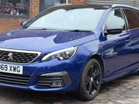 Used Peugeot 308 SW GT-line 129 HP (94 kW) 2019 Blue Estate