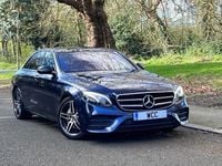 Used Mercedes E220 AMG line 2018 Blue Sedan