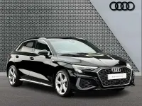 Used Audi A3 S-Line 147 HP (108 kW) 2022 Black Sedan
