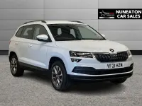 Used Skoda Karoq SE Drive 110 HP (80 kW) 2021 White SUV