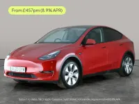 Used Tesla Model Y Long Range AWD 378 kW (514 HP) 2023 Red SUV
