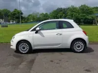 Used Fiat 500 Lounge 69 HP (50 kW) 2017 White Hatchback