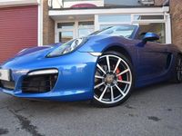 Used Porsche Boxster 265 HP (194 kW) 2015 Blue Cabriolet