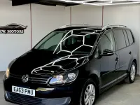 Used VW Touran SE 105 HP (77 kW) 2013 Black MPV