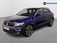 Used VW T-Roc R-line 150 HP (110 kW) 2020 Blue SUV