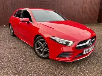 Used Mercedes A180 Executive 136 HP (100 kW) 2018 Red Hatchback