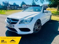 Used Mercedes E250 AMG line 2014 White Cabriolet