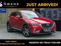 Used Mazda CX-3 Inclusive 105 HP (77 kW) 2016 Red SUV