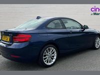 Used BMW 218 Performance 134 HP (98 kW) 2017 Blue Coupe