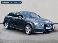 Used Audi A3 Sportback S-Line 150 HP (110 kW) 2019 Grey Hatchback