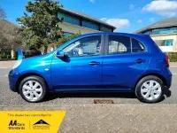 Used Nissan Micra Acenta 80 HP (58 kW) 2013 Blue Hatchback