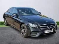 Used Mercedes E220 AMG line 2020 Black Sedan