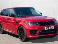 Used Land Rover Range Rover Sport Autobiography Dynamic 404 HP (297 kW) 2018 Red SUV
