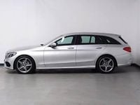Used Mercedes C220 AMG line 170 HP (125 kW) 2018 Silver Estate