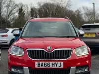Used Skoda Yeti SE L 110 HP (80 kW) 2017 Red SUV
