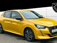 Used Peugeot 208 Active+ 75 HP (55 kW) 2023 Yellow Hatchback